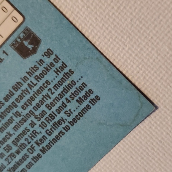 EUC. Ken Griffey Jr 1991 Donruss All Star #49 (Rare Card) HOF - Picture 4 of 5